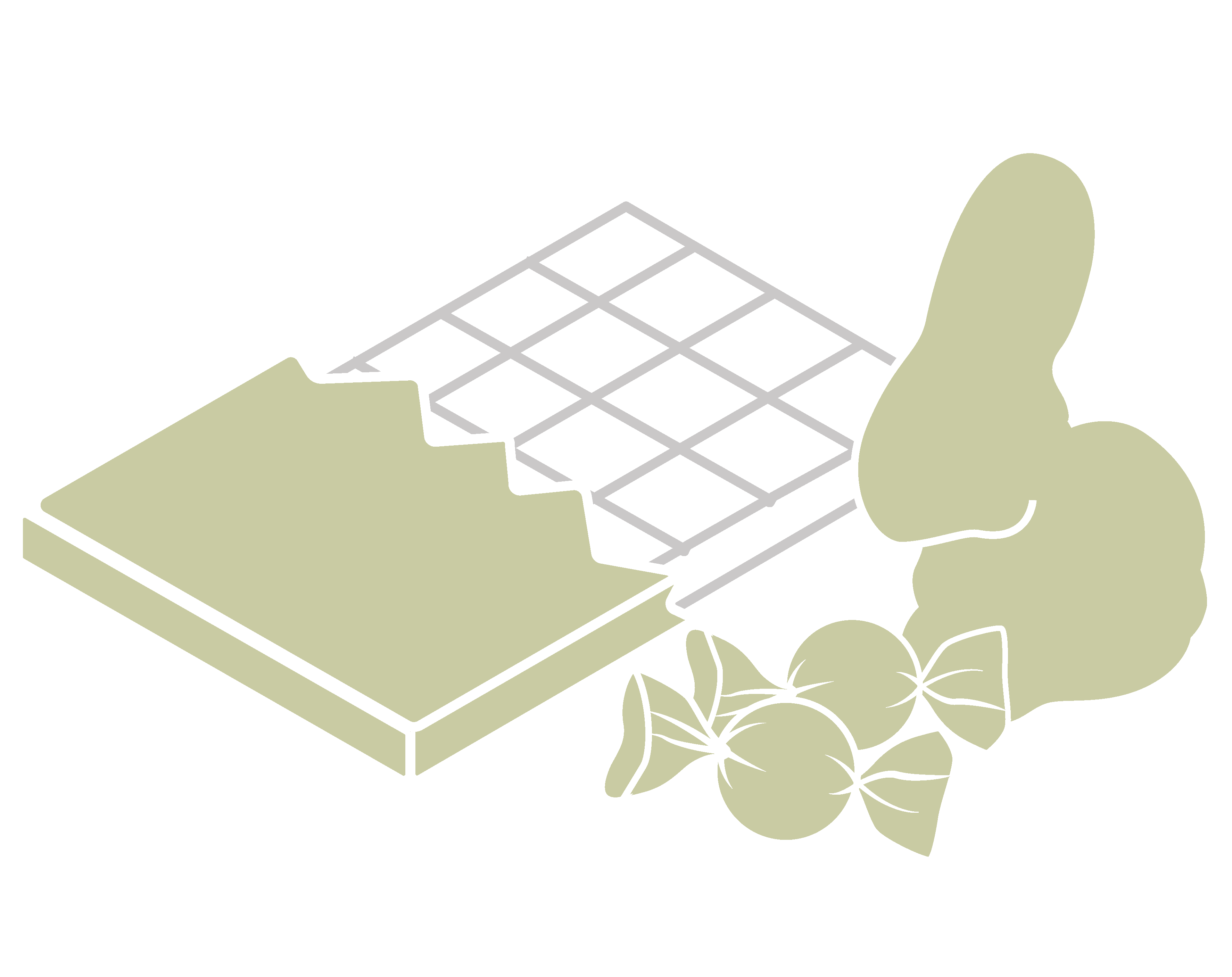 Illustration Süßwareneinwickler